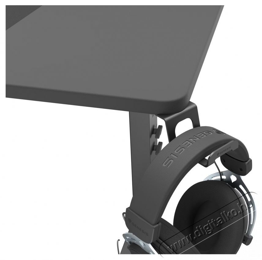 Genesis Holm Modular 140 Gaming asztal, MDF f&eacute;m anyag, &aacute;ll&iacute;that&oacute; magass&aacute;g 70&ndash;90 cm, RGB vil&aacute;g&iacute;t&aacute;s, k&aacute;belrendező, fekete Iroda &eacute;s sz&aacute;m&iacute;t&aacute;stechnika - Egy&eacute;b sz&aacute;m&iacute;t&aacute;stechnikai term&eacute;k - 534302