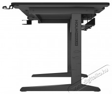 Genesis Holm Modular 140 Gaming asztal, MDF f&eacute;m anyag, &aacute;ll&iacute;that&oacute; magass&aacute;g 70&ndash;90 cm, RGB vil&aacute;g&iacute;t&aacute;s, k&aacute;belrendező, fekete Iroda &eacute;s sz&aacute;m&iacute;t&aacute;stechnika - Egy&eacute;b sz&aacute;m&iacute;t&aacute;stechnikai term&eacute;k - 534302