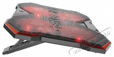 Genesis OXID 260 laptop hűtő, piros-fekete Iroda &eacute;s sz&aacute;m&iacute;t&aacute;stechnika - Notebook kieg&eacute;sz&iacute;tő - USB laptop hűtő - 534300