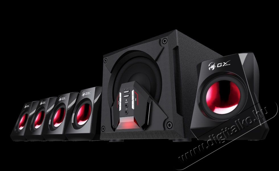 Genius Genius SW-G5.1 3500 Hangfal szett 5.1 Audio-Video / Hifi / Multim&eacute;dia - Hangfal - Hangfalszett - Hangfalszett - 343087