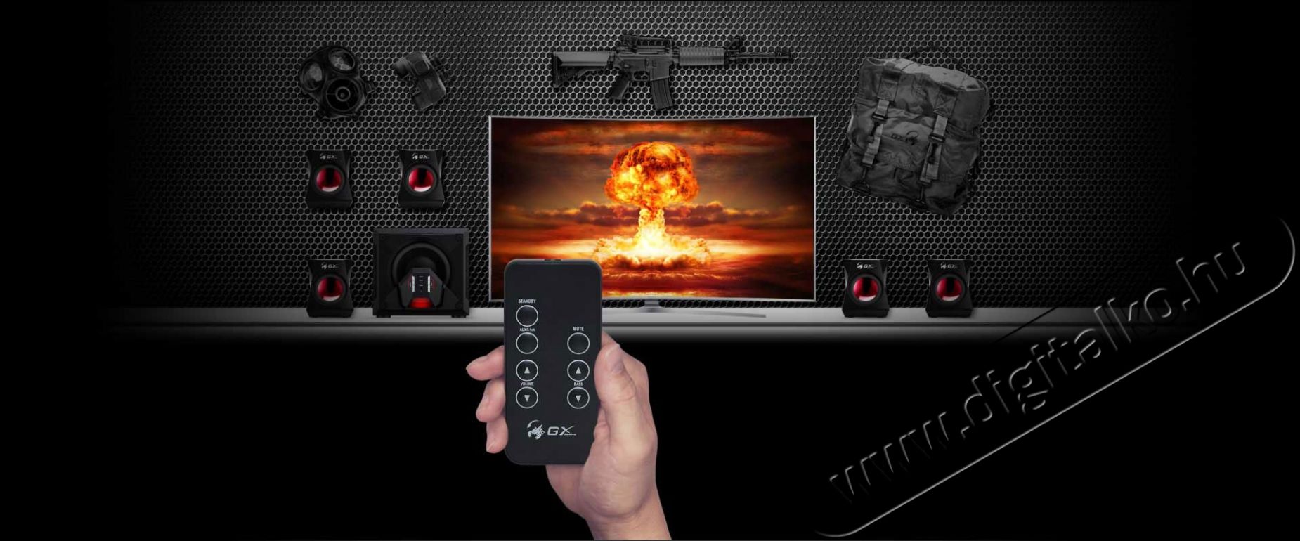 Genius Genius SW-G5.1 3500 Hangfal szett 5.1 Audio-Video / Hifi / Multim&eacute;dia - Hangfal - Hangfalszett - Hangfalszett - 343087