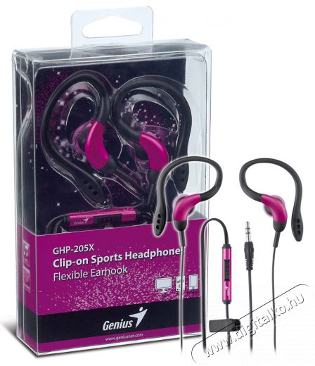 Genius GHP-205X fülhallgató Audio-Video / Hifi / Multimédia - Fül és Fejhallgatók - Fülhallgató mikrofonnal / headset - 311614