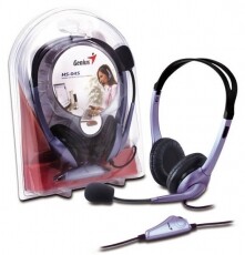 Genius HS-04S fejhallgató/headset - fekete Audio-Video / Hifi / Multimédia - Fül és Fejhallgatók - Fejhallgató mikrofonnal / headset - 367552
