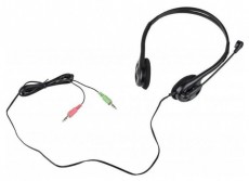Genius HS-200C headset - fekete Audio-Video / Hifi / Multimédia - Fül és Fejhallgatók - Fejhallgató mikrofonnal / headset - 367553
