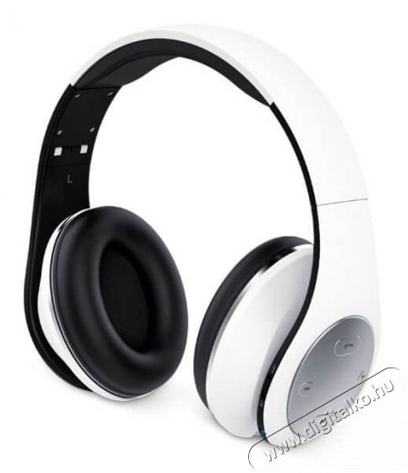 Genius HS-935BT összehajtható mikrofonos Bluetooth fejhallgató (31710199101) - fehér Audio-Video / Hifi / Multimédia - Fül és Fejhallgatók - Fejhallgató mikrofonnal / headset - 336361