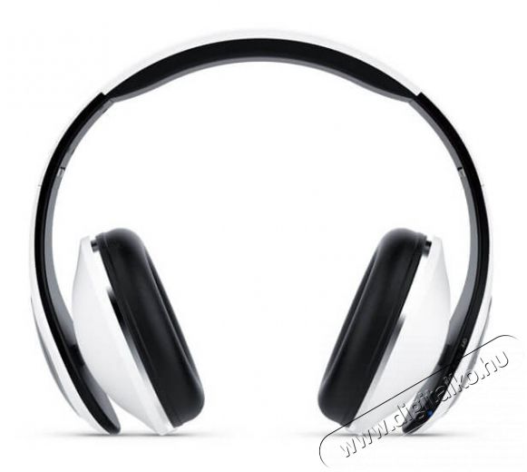 Genius HS-935BT összehajtható mikrofonos Bluetooth fejhallgató (31710199101) - fehér Audio-Video / Hifi / Multimédia - Fül és Fejhallgatók - Fejhallgató mikrofonnal / headset - 336361