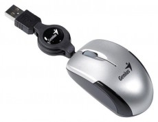 Genius MicroTraveler v2 USB notebook egér - ezüst Egyéb - Nem forgalmazzuk ! - 317616