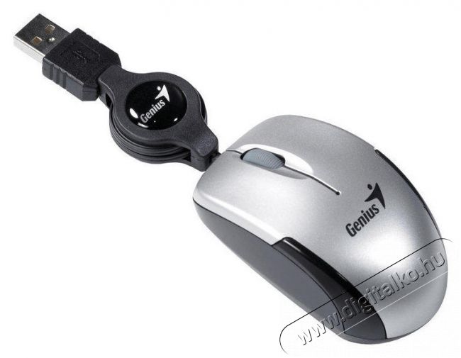 Genius MicroTraveler v2 USB notebook egér - ezüst Egyéb - Nem forgalmazzuk ! - 317616