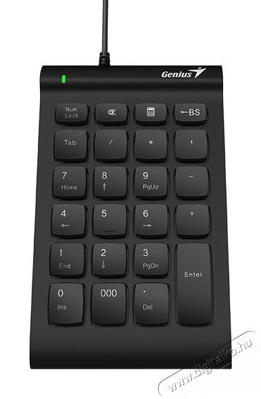 Genius Numpad i130 USB fekete HUN numerikus billentyűzet Iroda és számítástechnika - Notebook kiegészítő - Egyéb notebook kiegészítő - 341346