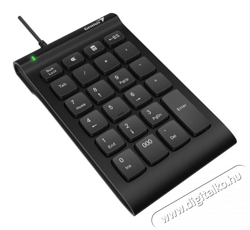 Genius Numpad i130 USB fekete HUN numerikus billentyűzet Iroda és számítástechnika - Notebook kiegészítő - Egyéb notebook kiegészítő - 341346