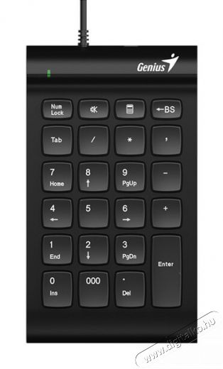 Genius Numpad i130 USB fekete HUN numerikus billentyűzet Iroda és számítástechnika - Notebook kiegészítő - Egyéb notebook kiegészítő - 341346