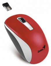 Genius NX-7010 BlueEye vezeték nélküli egér -fehér/piros Iroda és számítástechnika - Egér - Vezeték nélküli egér - 367548
