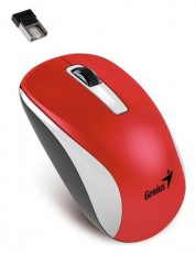 Genius NX-7010 BlueEye vezeték nélküli egér - fehér-piros Iroda és számítástechnika - Egér - Vezeték nélküli egér - 317618