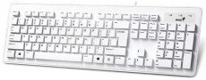 Genius SlimStar 130 USB billentyűzet HU - fehér Iroda és számítástechnika - Billentyűzet / billentyűzet szett - Vezetékes - 336368