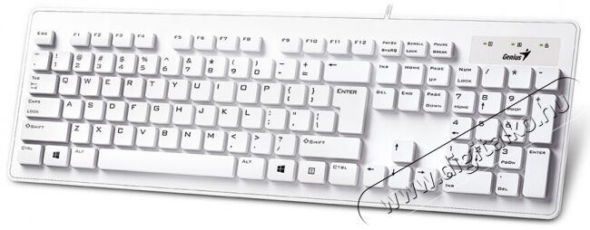 Genius SlimStar 130 USB billentyűzet HU - fehér Iroda és számítástechnika - Billentyűzet / billentyűzet szett - Vezetékes - 336368