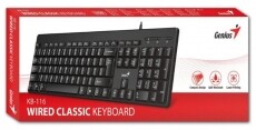 Genius SMARTKB116 BILLENTYŰZET Iroda és számítástechnika - Billentyűzet / billentyűzet szett - Vezetékes - 365557