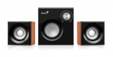 Genius SW-2.1 370 8W hangszóró - fa mintázatú Iroda és számítástechnika - PC hangszóró / hangfal - 311699