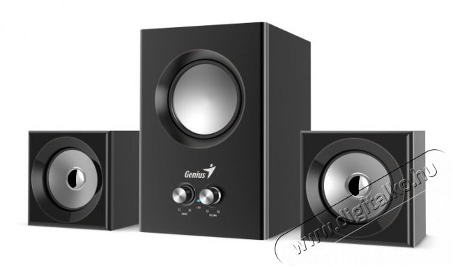 Genius SW-2.1 375 12W hangszóró - fekete Iroda és számítástechnika - PC hangszóró / hangfal - 311703