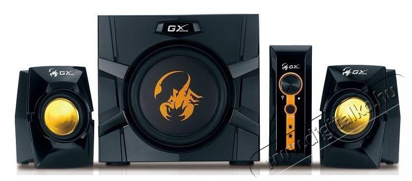 Genius SW G2.1 3000 jack 70W hangszóró - fa mintázatú Iroda és számítástechnika - PC hangszóró / hangfal - 311697