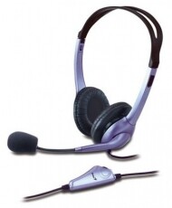 Genius HS-04S Jack headset - fekete Audio-Video / Hifi / Multimédia - Fül és Fejhallgatók - Fejhallgató mikrofonnal / headset - 311625