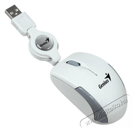 Genius MicroTraveler v2 USB notebook egér - fehér Egyéb - Nem forgalmazzuk ! - 317617