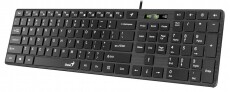 Genius SlimStar 126 HUN USB fekete billentyűzet Iroda és számítástechnika - Billentyűzet / billentyűzet szett - Vezetékes - 367564