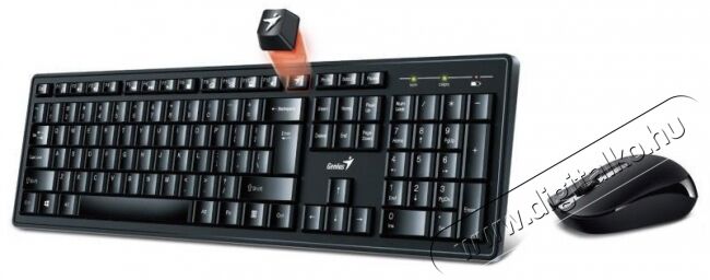 Genius KM8200 Wireless billentyűzet + egér Iroda és számítástechnika - Billentyűzet / billentyűzet szett - Vezeték nélküli - 365562
