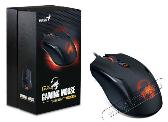 Genius Ammox X-400 USB Gamer egér Iroda és számítástechnika - Egér - Vezetékes egér - 311593