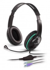 Genius HS-400A jack zöld headset Audio-Video / Hifi / Multimédia - Fül és Fejhallgatók - Fejhallgató mikrofonnal / headset - 336360