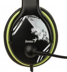 Genius HS-400A jack zöld headset Audio-Video / Hifi / Multimédia - Fül és Fejhallgatók - Fejhallgató mikrofonnal / headset - 336360