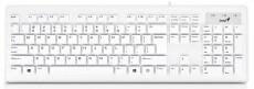 Genius SlimStar 130 USB billentyűzet HU - fehér Iroda és számítástechnika - Billentyűzet / billentyűzet szett - Vezetékes - 336368