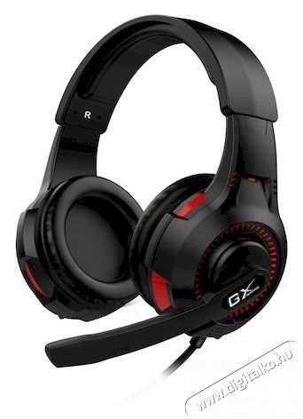 Genius HS-G600V jack gamer mikrofonos headset - fekete  Audio-Video / Hifi / Multimédia - Fül és Fejhallgatók - Fejhallgató mikrofonnal / headset - 379599