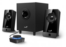 Genius SW-2.1 300X fekete hangszóró Audio-Video / Hifi / Multimédia - Hangfal - Hangfalszett - Polc / állványos/ háttér hangsugárzó - 385855