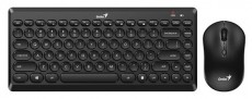 Genius LuxeMate Q8000 HUN fekete vezeték nélküli multimédiás billentyűzet + egér Iroda és számítástechnika - Billentyűzet / billentyűzet szett - Vezeték nélküli - 404358