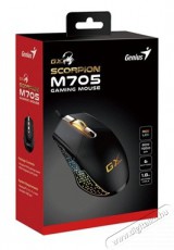 Genius Scorpion M705 fekete gamer egér Iroda és számítástechnika - Egér - Vezetékes egér - 478489