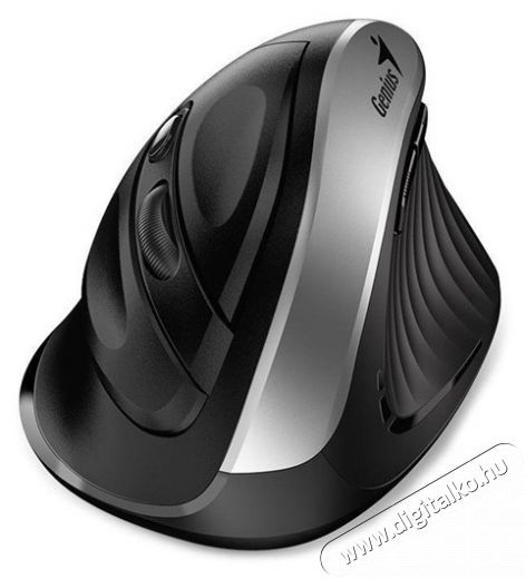 Genius Ergo 8250S fekete-ezüst egér Iroda és számítástechnika - Egér - Vezeték nélküli egér - 500581