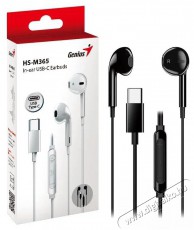 Genius HS-M365 fekete Audio-Video / Hifi / Multimédia - Fül és Fejhallgatók - Fülhallgató - 509945