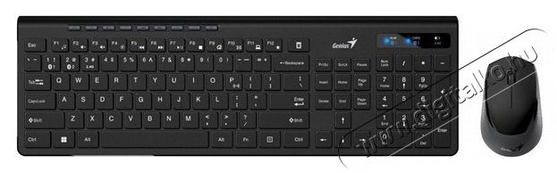 Genius SlimStar 8230 vezet&eacute;k n&eacute;lk&uuml;li fekete billentyűzet &eacute;s eg&eacute;r Iroda &eacute;s sz&aacute;m&iacute;t&aacute;stechnika - Billentyűzet / billentyűzet szett - Vezet&eacute;k n&eacute;lk&uuml;li - 514946