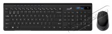 Genius SlimStar 8230 vezeték nélküli fekete billentyűzet és egér Iroda és számítástechnika - Billentyűzet / billentyűzet szett - Vezeték nélküli - 514946
