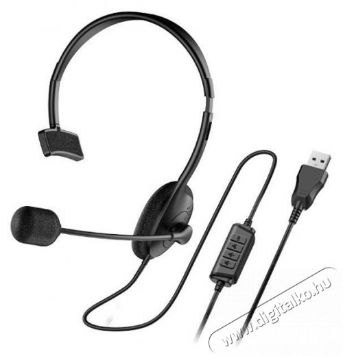 Genius HS-100U Audio-Video / Hifi / Multimédia - Fül és Fejhallgatók - Fejhallgató mikrofonnal / headset - 518723