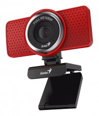 Genius Ecam 8000 1080p webkamera - piros Iroda és számítástechnika - Webkamera - 367559