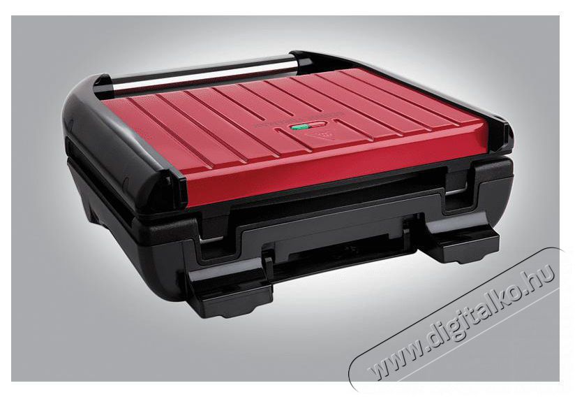 George Foreman 25040-56/GF Steel Red grill - Medium Konyhai termékek - Konyhai kisgép (sütés / főzés / hűtés / ételkészítés) - Kontakt grill sütő / sütőlap - 373016