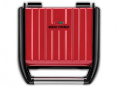 George Foreman 25040-56/GF Steel Red grill - Medium Konyhai termékek - Konyhai kisgép (sütés / főzés / hűtés / ételkészítés) - Kontakt grill sütő / sütőlap - 373016