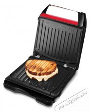 George Foreman 25040-56/GF Steel Red grill - Medium Konyhai termékek - Konyhai kisgép (sütés / főzés / hűtés / ételkészítés) - Kontakt grill sütő / sütőlap - 373016