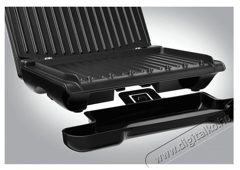 George Foreman 25040-56/GF Steel Red grill - Medium Konyhai termékek - Konyhai kisgép (sütés / főzés / hűtés / ételkészítés) - Kontakt grill sütő / sütőlap - 373016