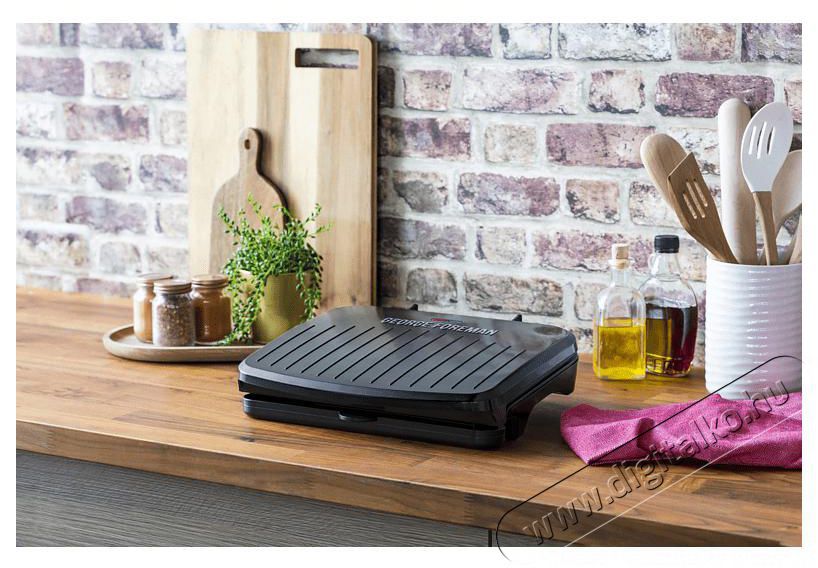 George Foreman 25810-56/GF Fit Grill Medium Konyhai termékek - Sütő-főzőlap, tűzhely (szabadonálló) - Mini sütő / mini grill / mini konyha - 373017