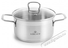 Gerlach BRAVA Rozsdamentes acél főzőedénykészlet 8 db Konyhai termékek - Edény - Edény készlet - 522787