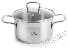 Gerlach BRAVA Rozsdamentes acél főzőedénykészlet 8 db Konyhai termékek - Edény - Edény készlet - 522787