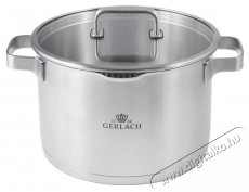 Gerlach PRESTIGE PLUS Rozsdamentes acél főzőedénykészlet 10 db Konyhai termékek - Edény - Edény készlet - 522789