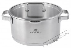 Gerlach PRESTIGE PLUS Rozsdamentes acél főzőedénykészlet 10 db Konyhai termékek - Edény - Edény készlet - 522789